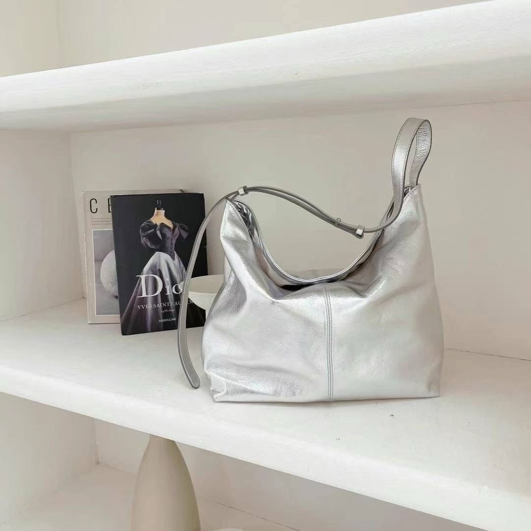 Office Flap Real Leather Bag