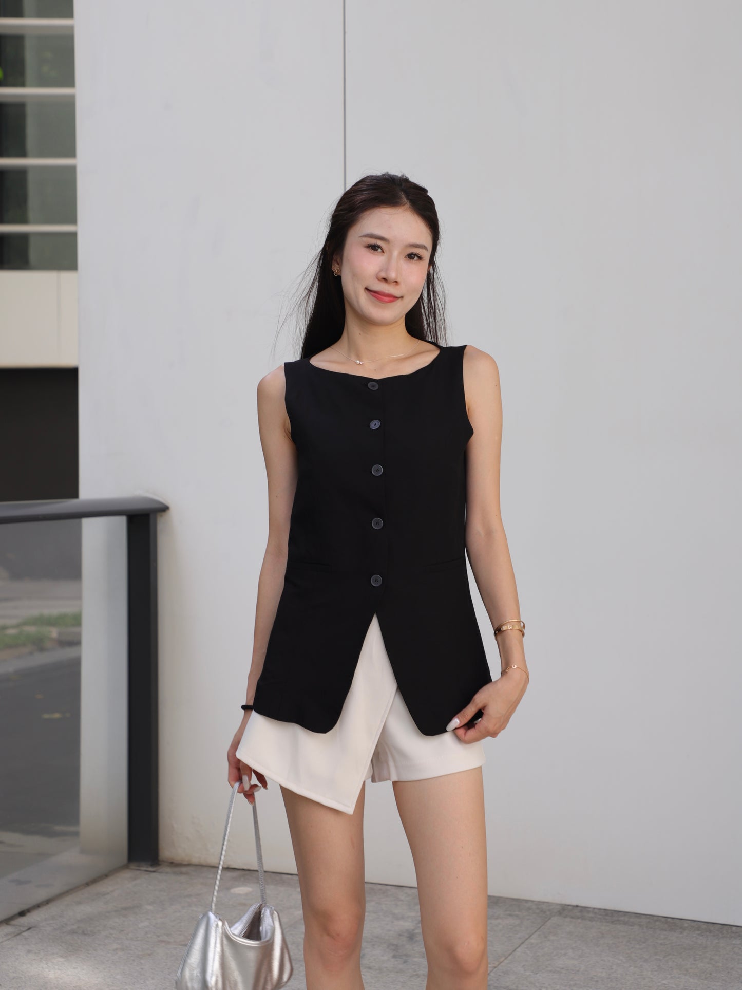 Linen Office French Tank Top