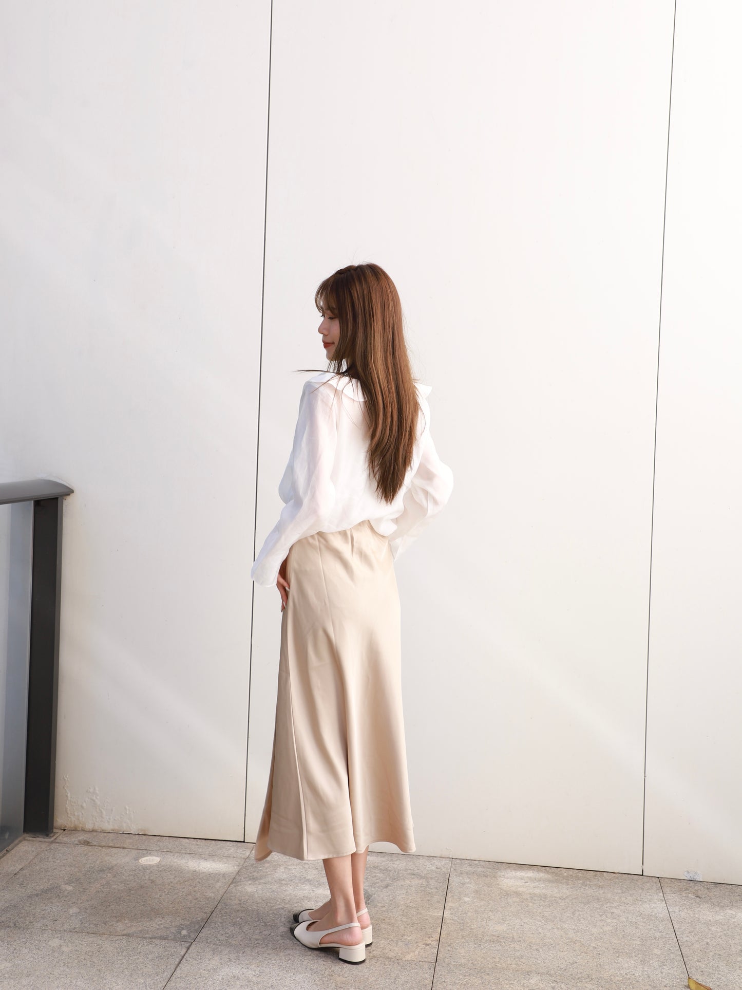 Silk Maxi Skirt