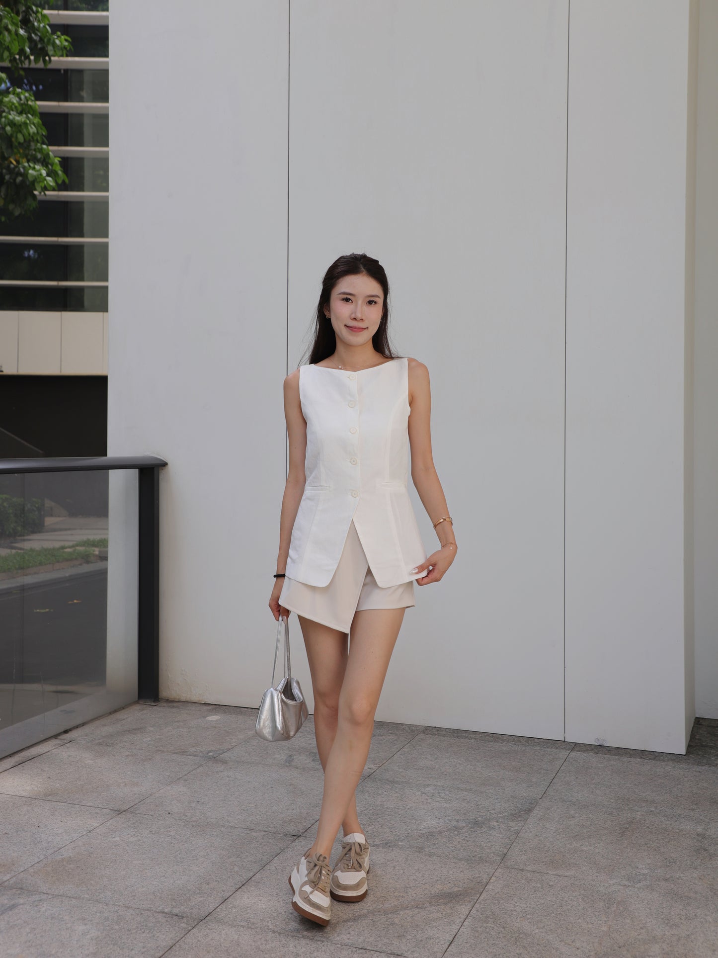 Linen Office French Tank Top