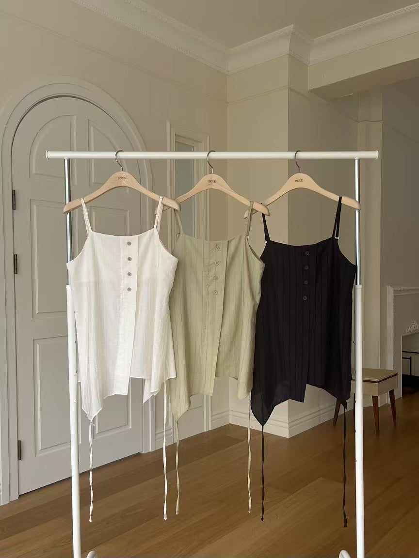 Linen Tank Top with belt