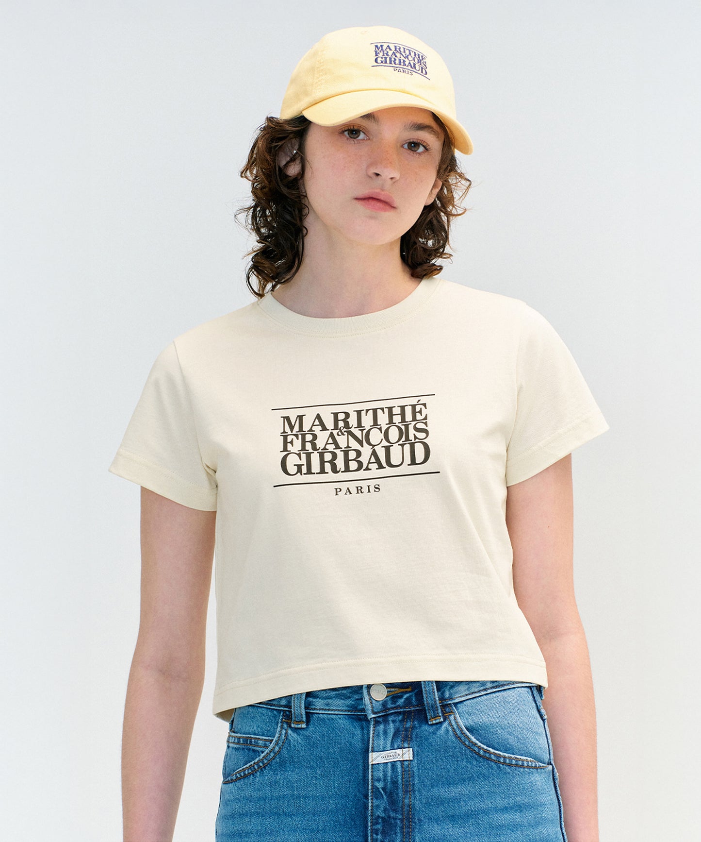 W CLASSIC LOGO CROP TEE