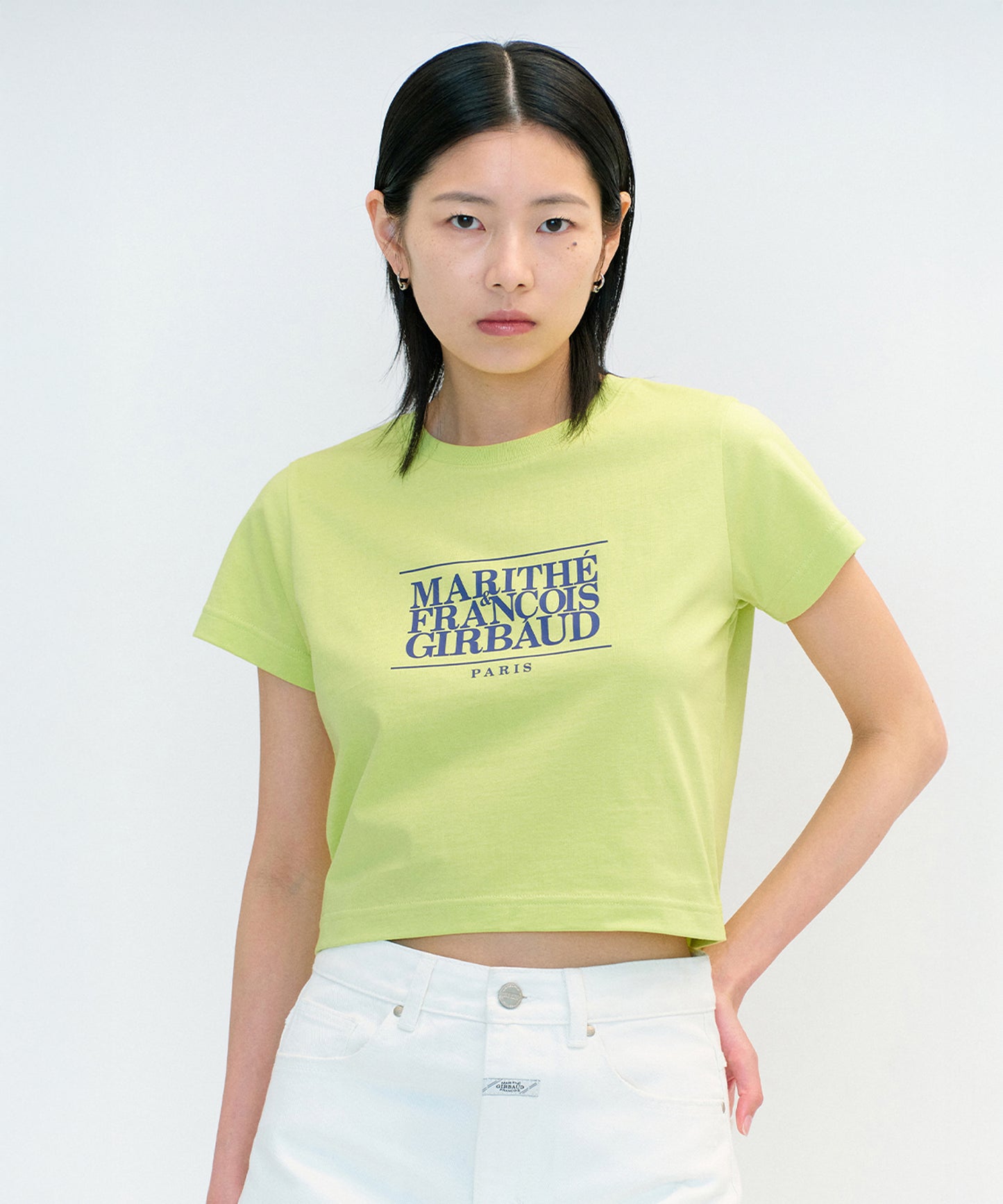W CLASSIC LOGO CROP TEE