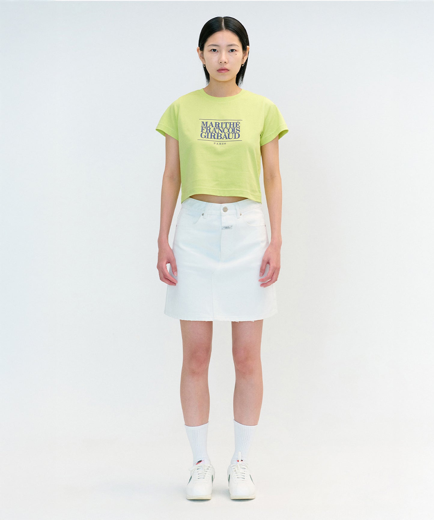 W CLASSIC LOGO CROP TEE