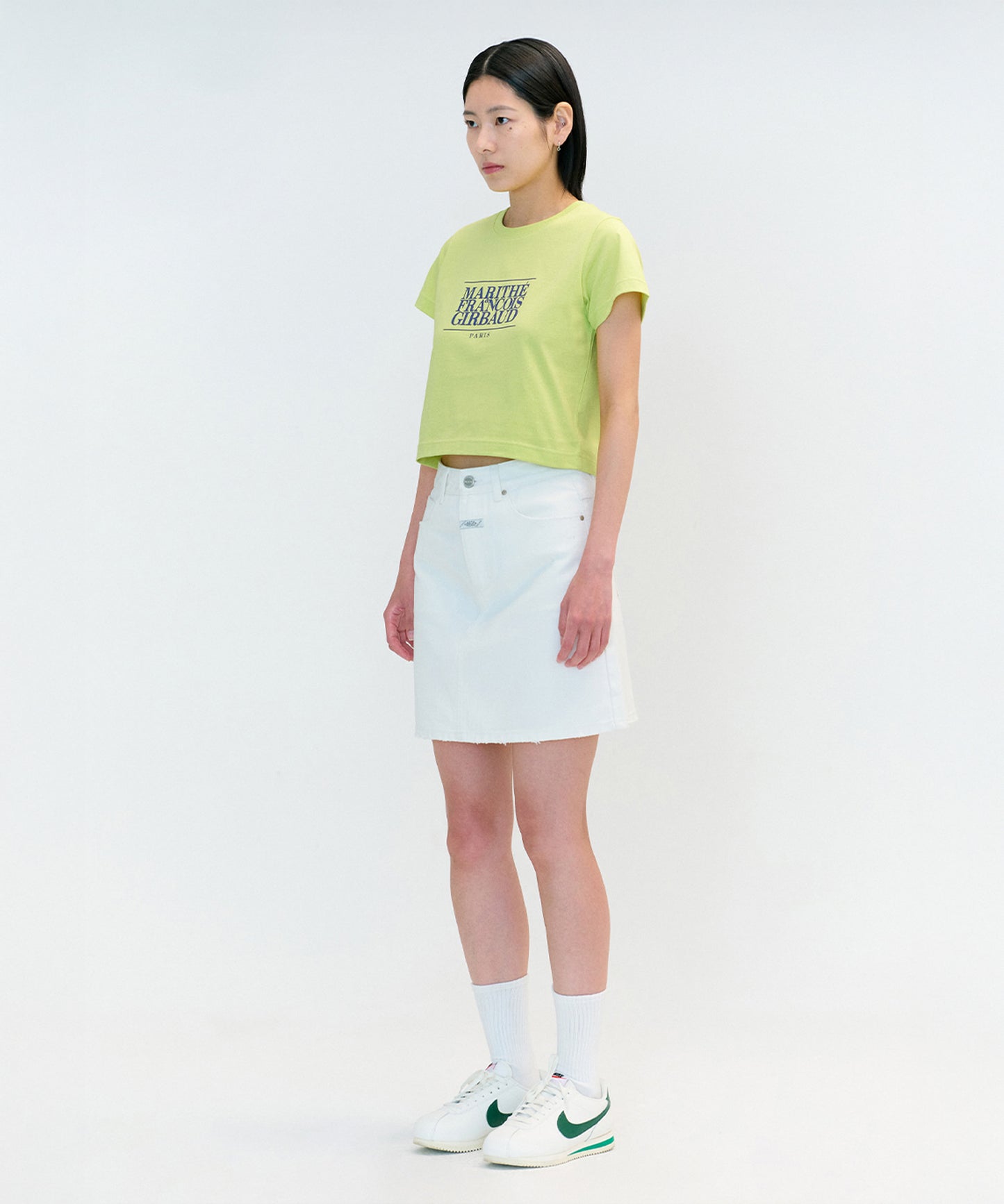 W CLASSIC LOGO CROP TEE