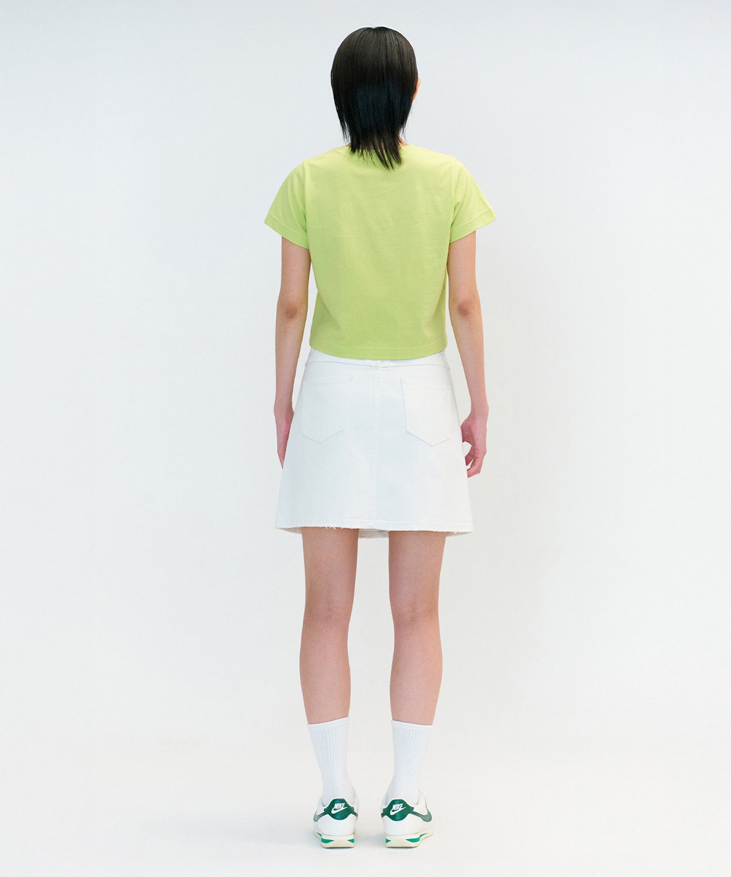 W CLASSIC LOGO CROP TEE