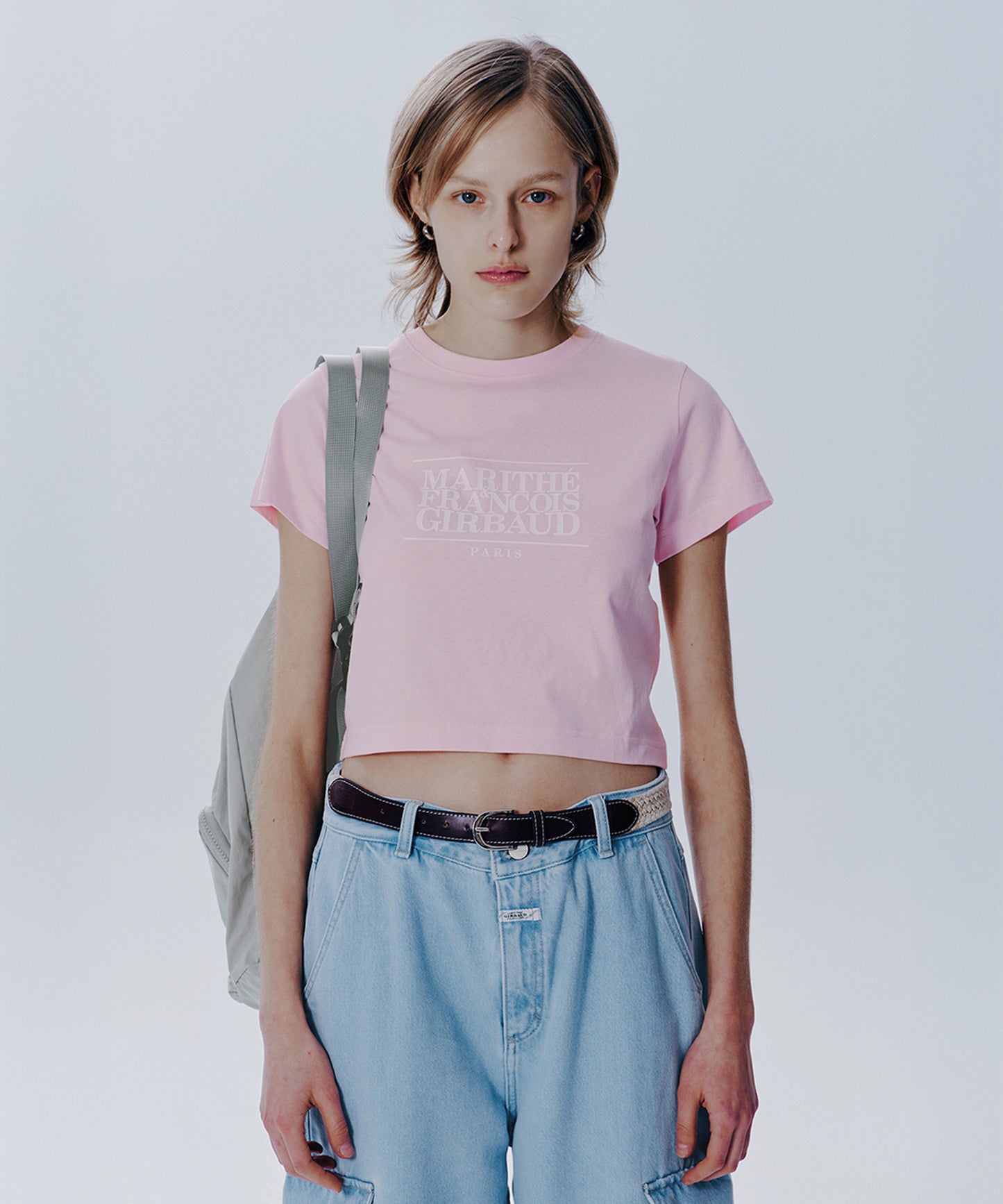 W CLASSIC LOGO CROP TEE