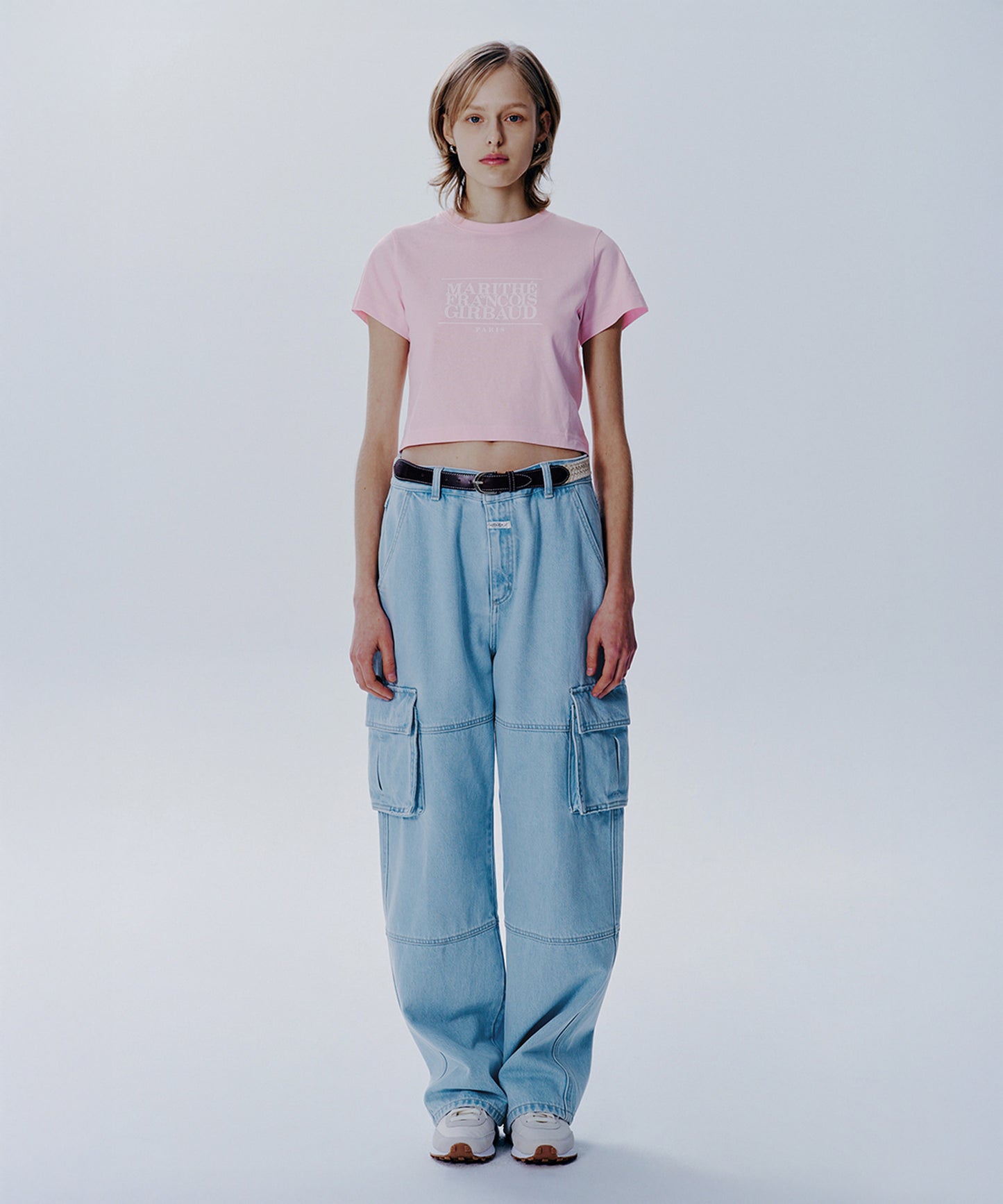 W CLASSIC LOGO CROP TEE
