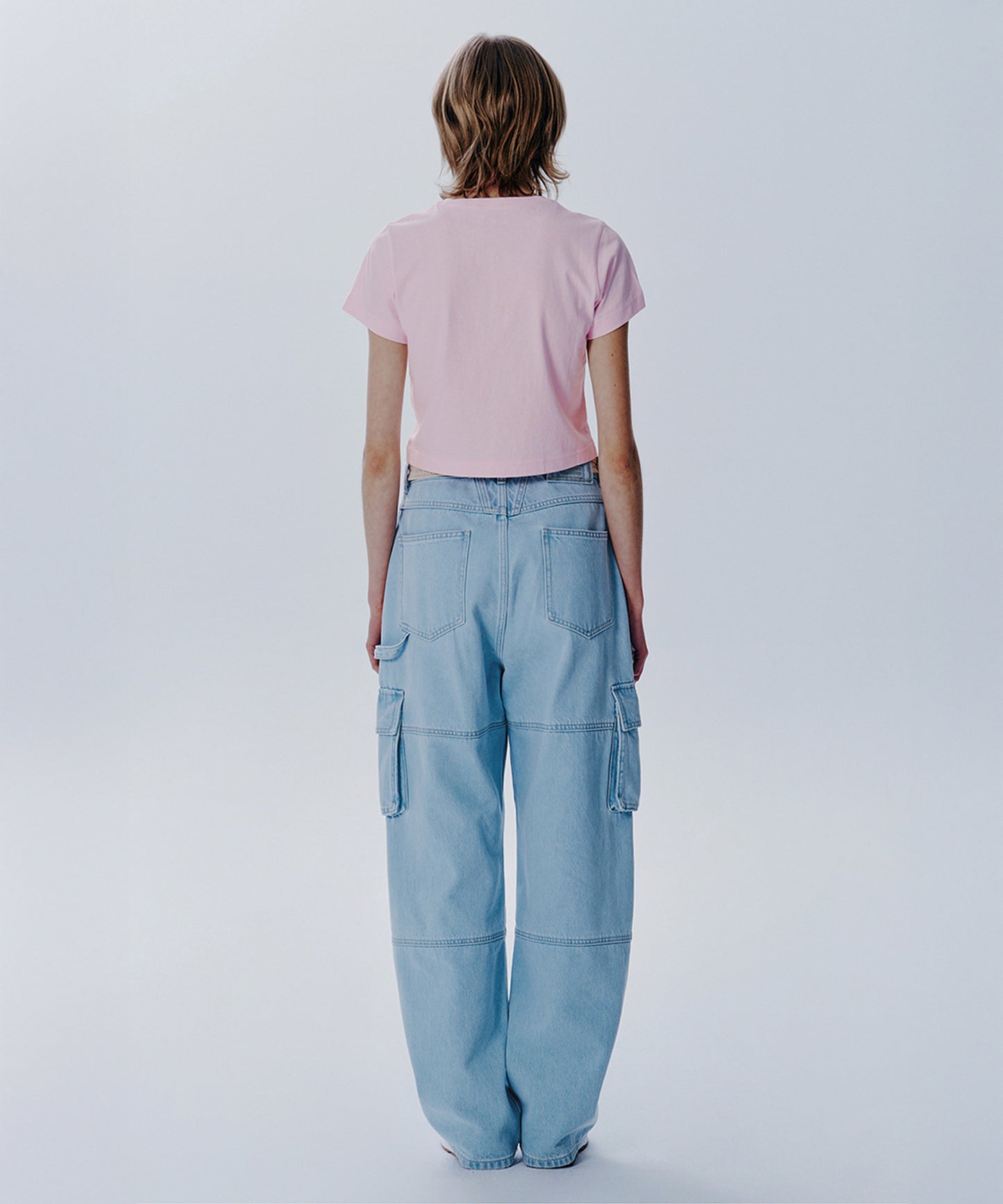 W CLASSIC LOGO CROP TEE