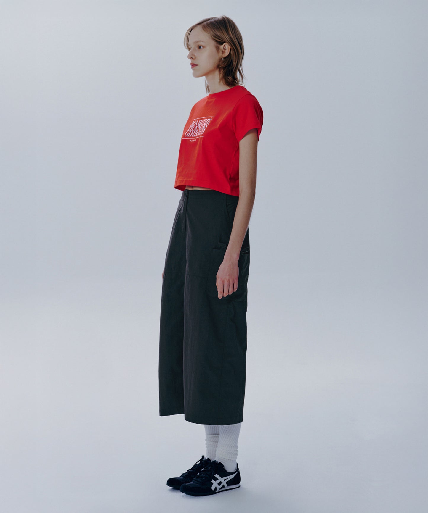 W CLASSIC LOGO CROP TEE