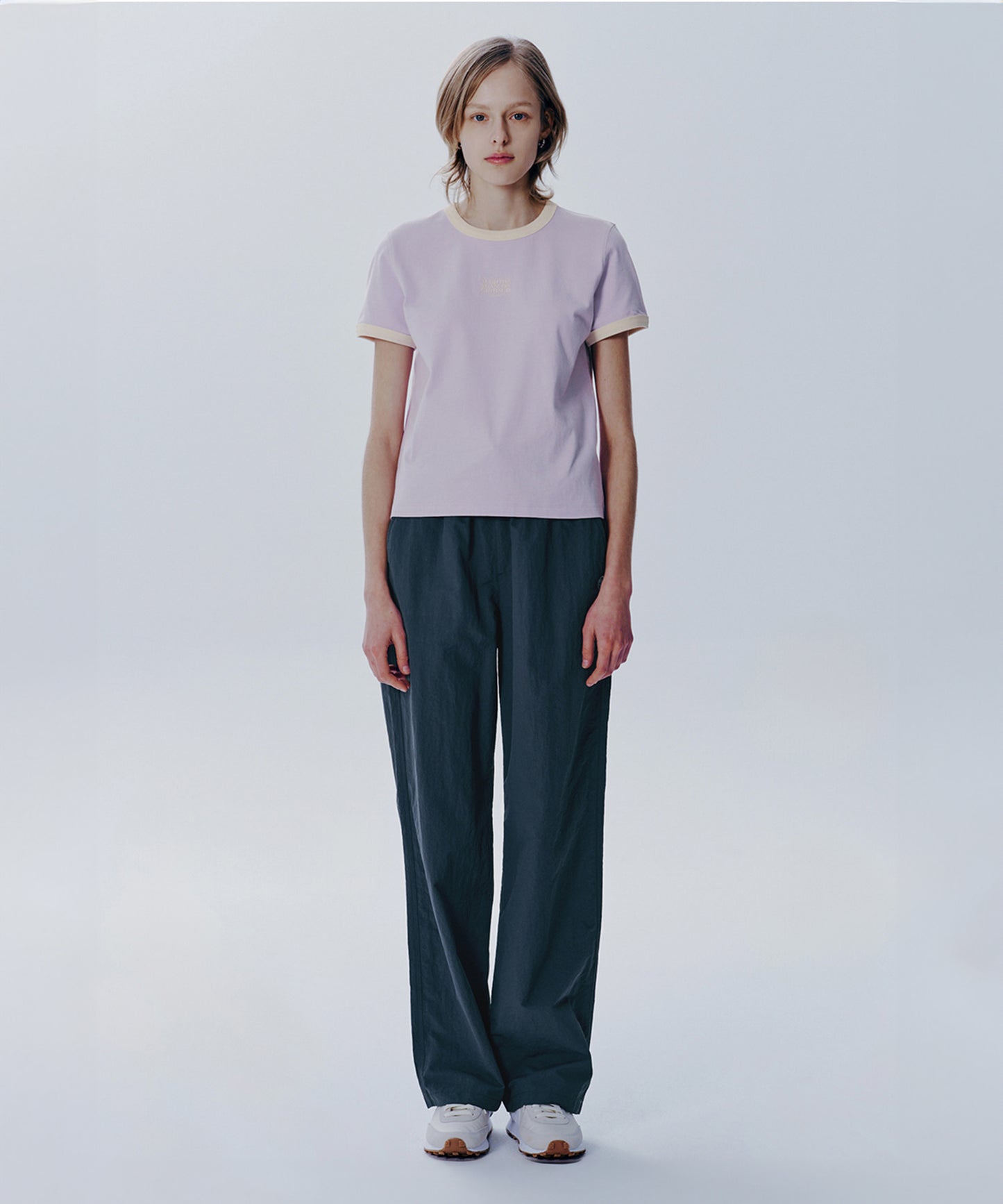 W CLASSIC LOGO RINGER TEE
