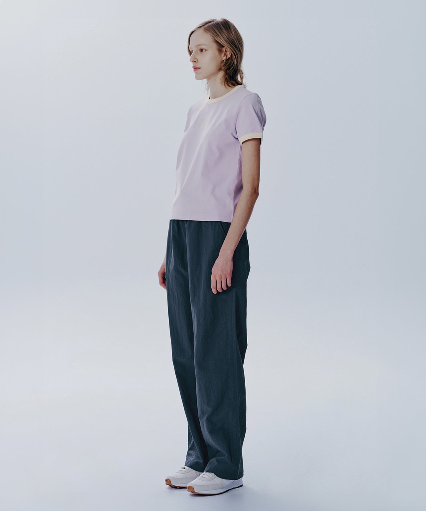W CLASSIC LOGO RINGER TEE