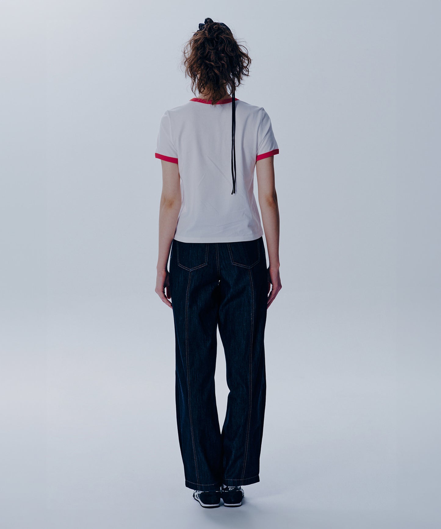 W CLASSIC LOGO RINGER TEE