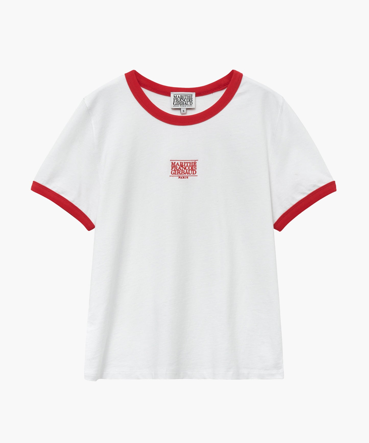 W CLASSIC LOGO RINGER TEE