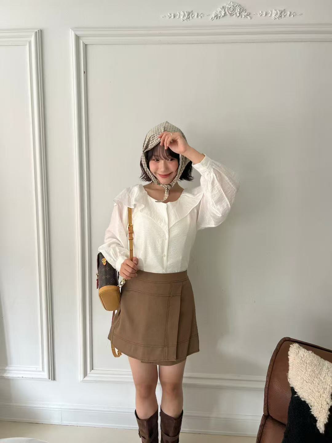 Chiffon Shirt Long Sleeves Top