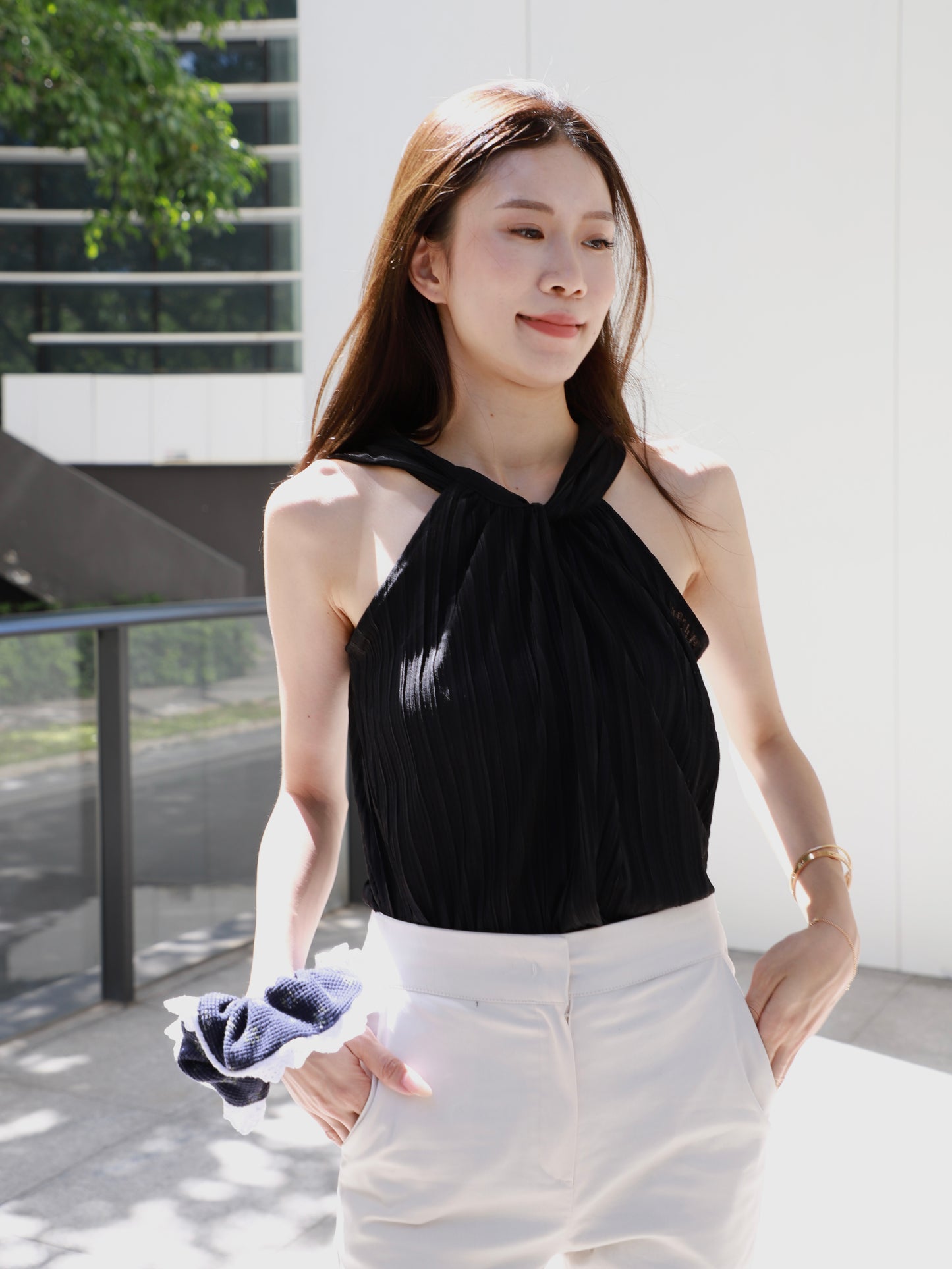 Cross Neck Tank Top