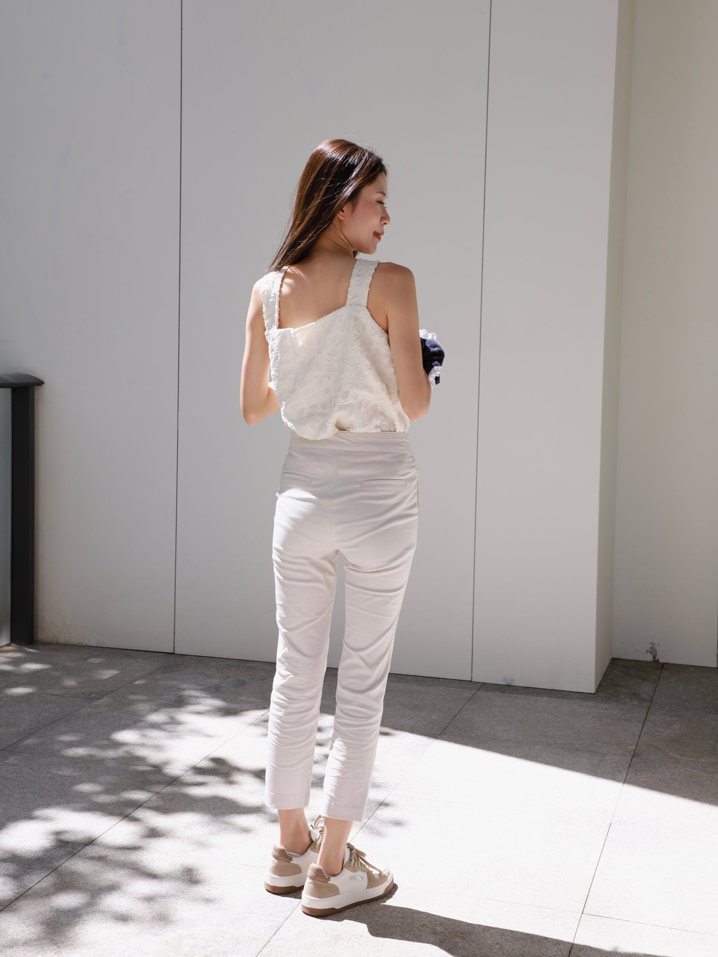 Chiffon Office Slim Pants