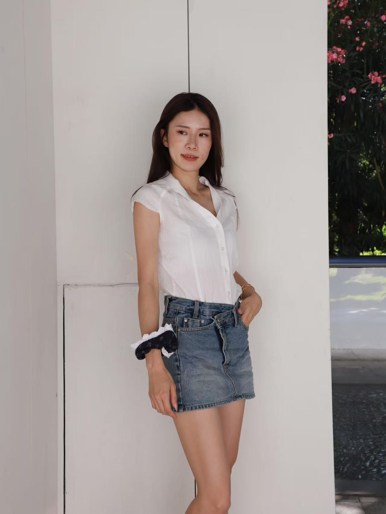 Shirt Linen Tank Top