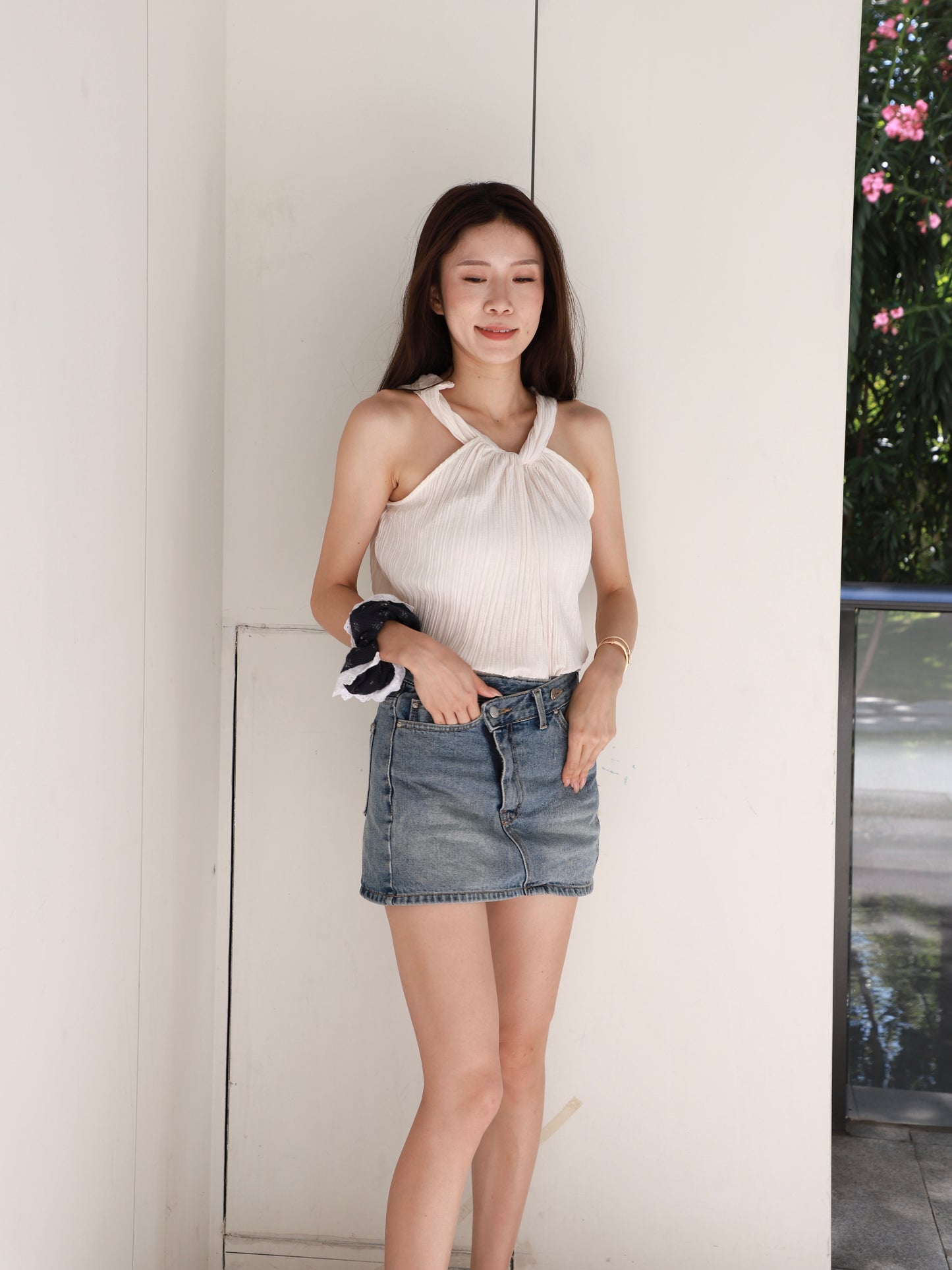 Cross Neck Tank Top