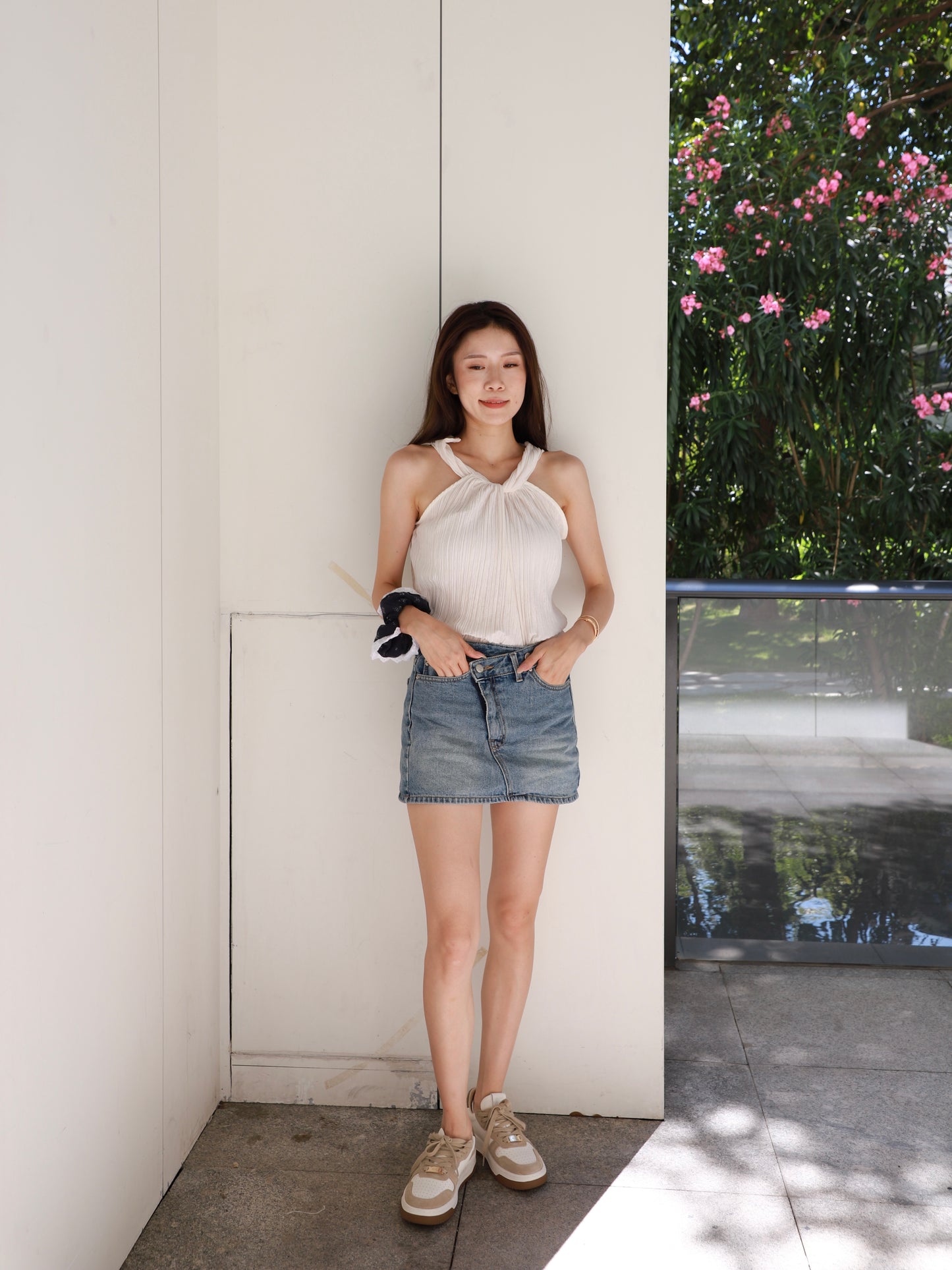 Cross Neck Tank Top