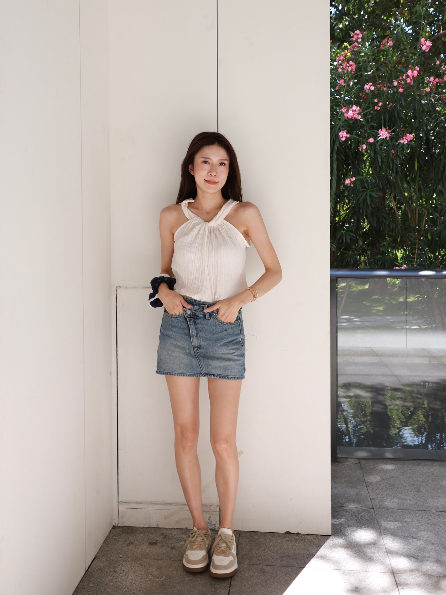 Cross Neck Tank Top