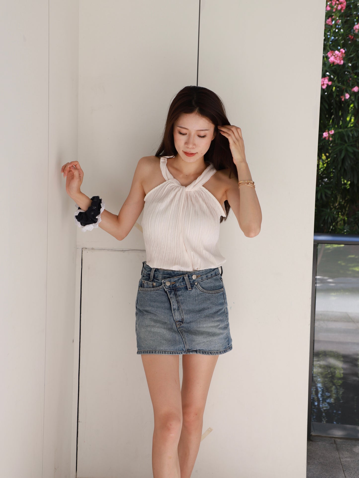 Cross Neck Tank Top