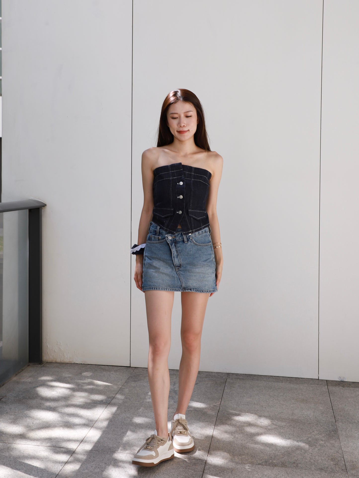 Denim Tube Top