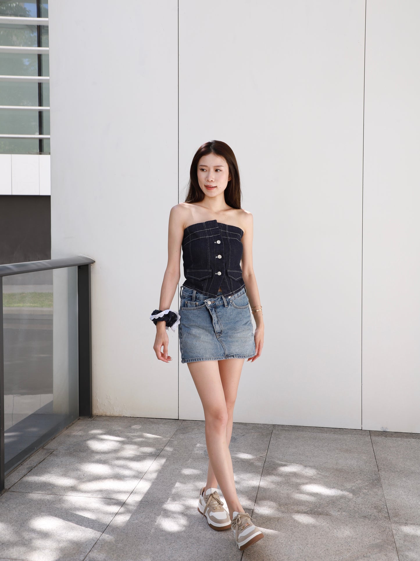 Denim Tube Top