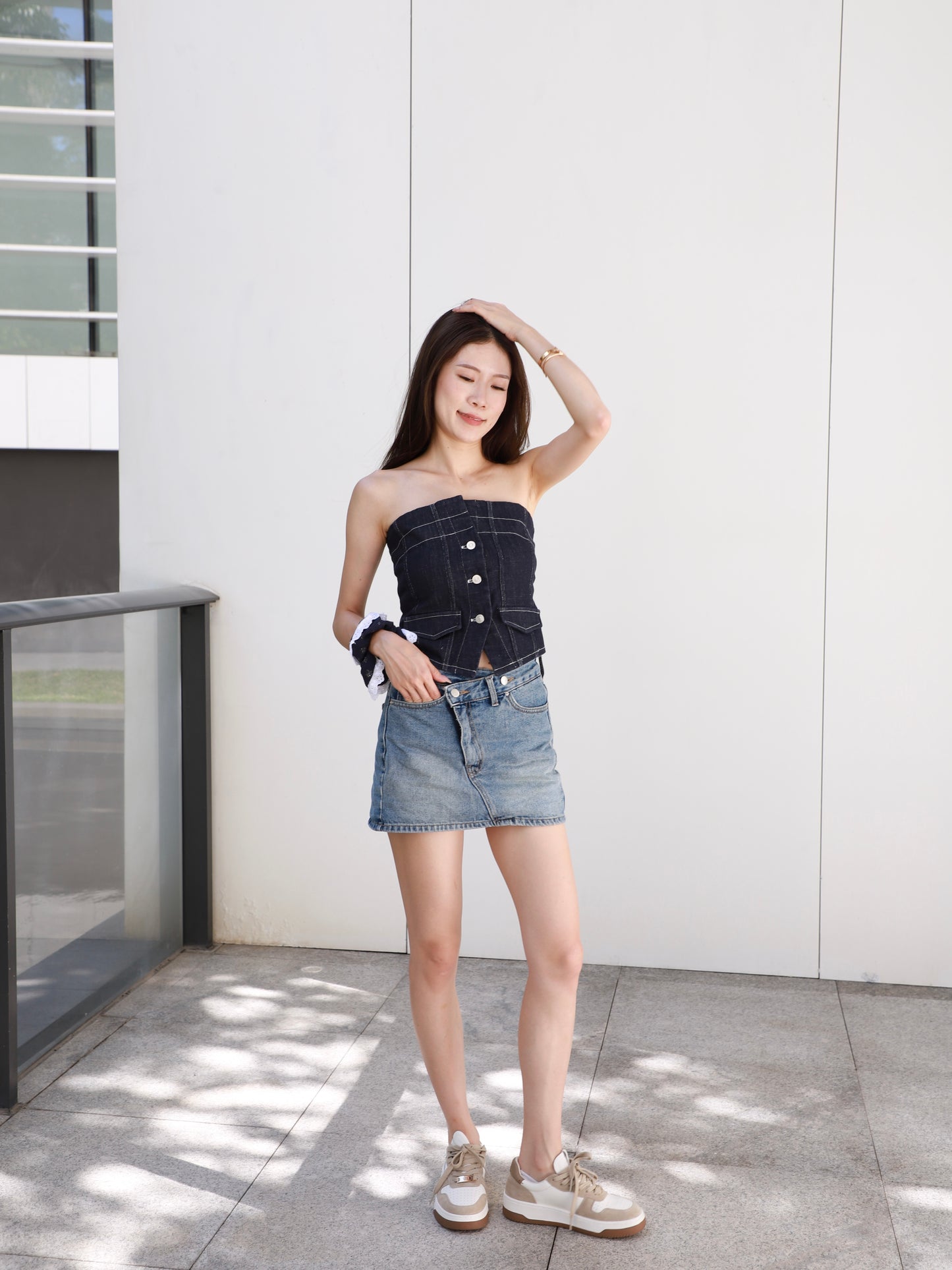 Denim Tube Top