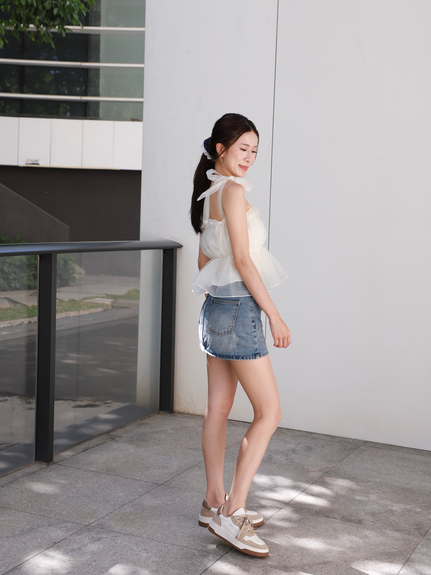 See Through Puffy Tank Top