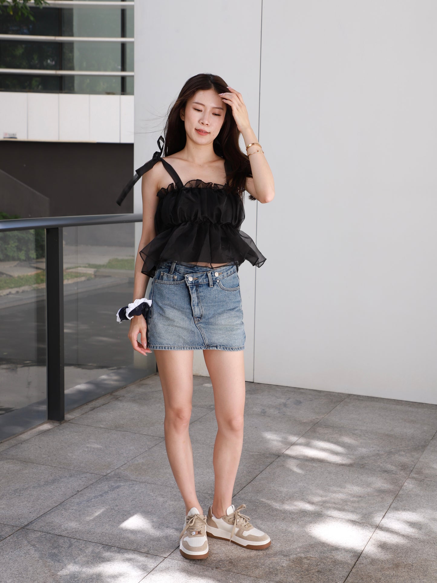 See Through Puffy Tank Top