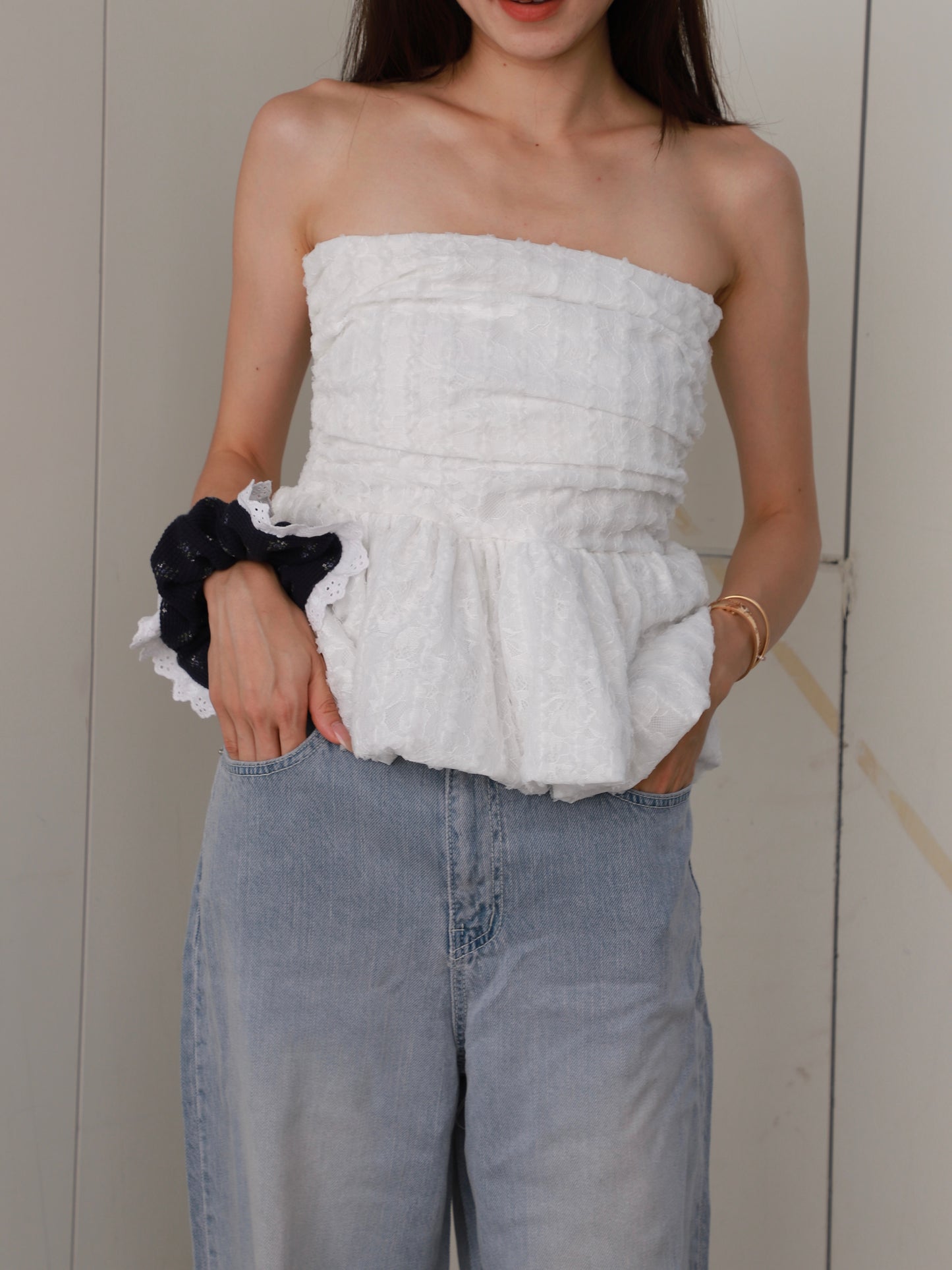 Whole Lace Off Shoulder Top