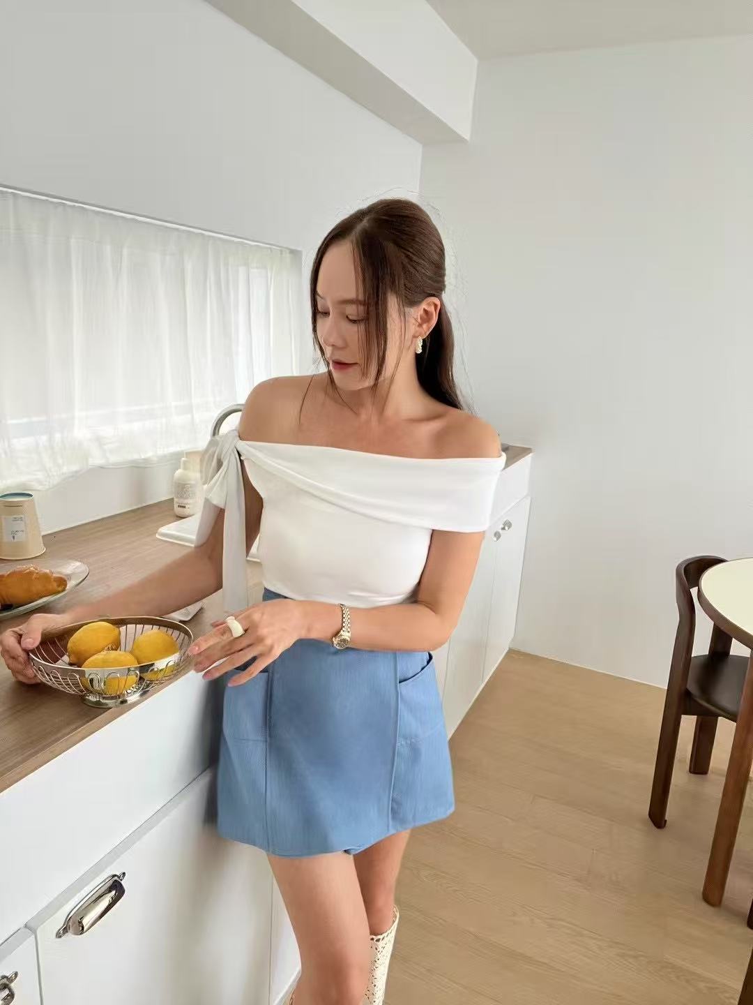 Cotton Butterfly T Top
