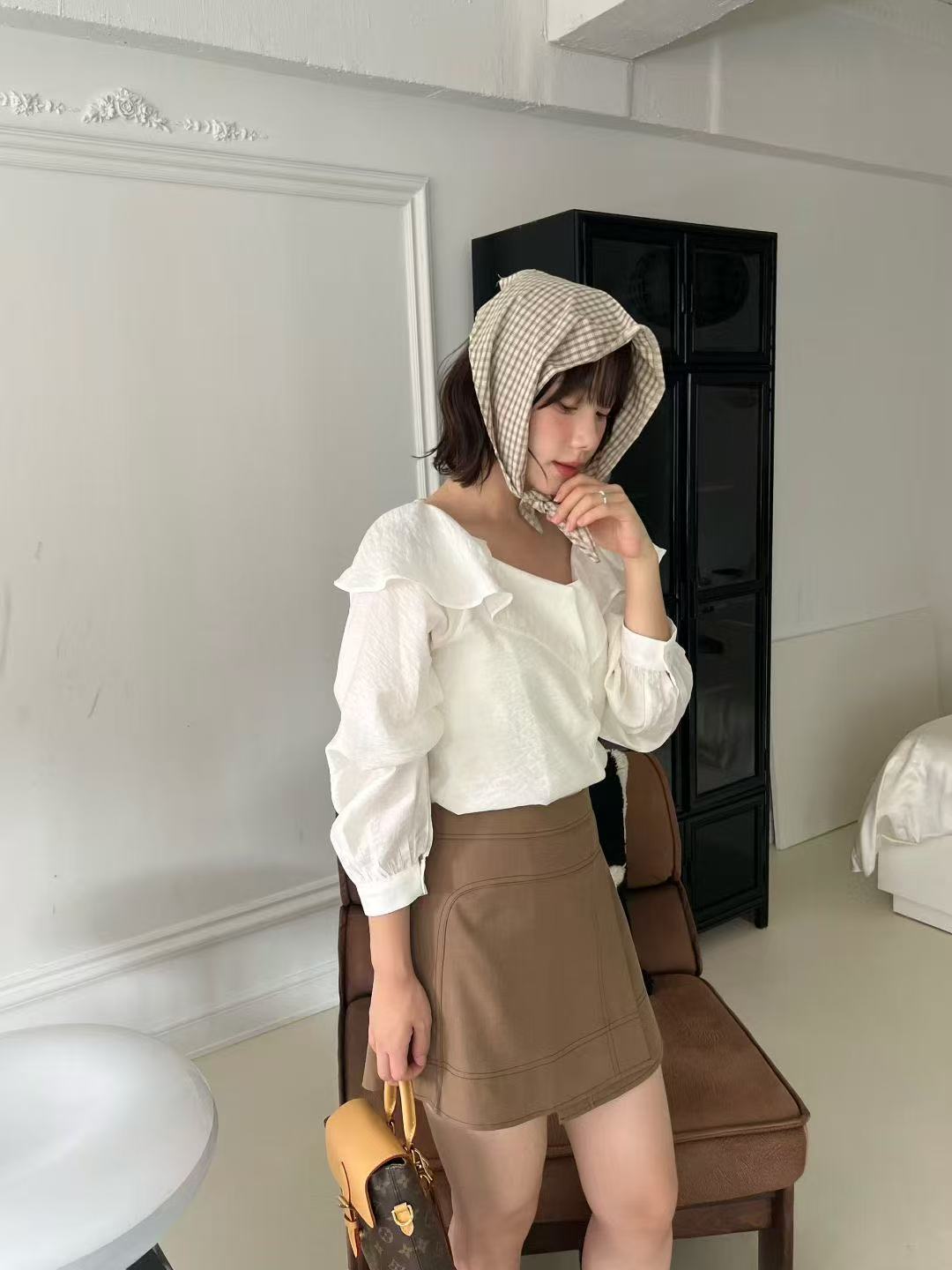 Chiffon Shirt Long Sleeves Top