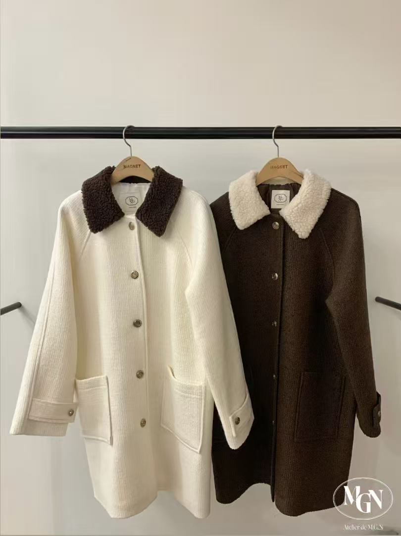 Wool 80% Mid Length Jacket