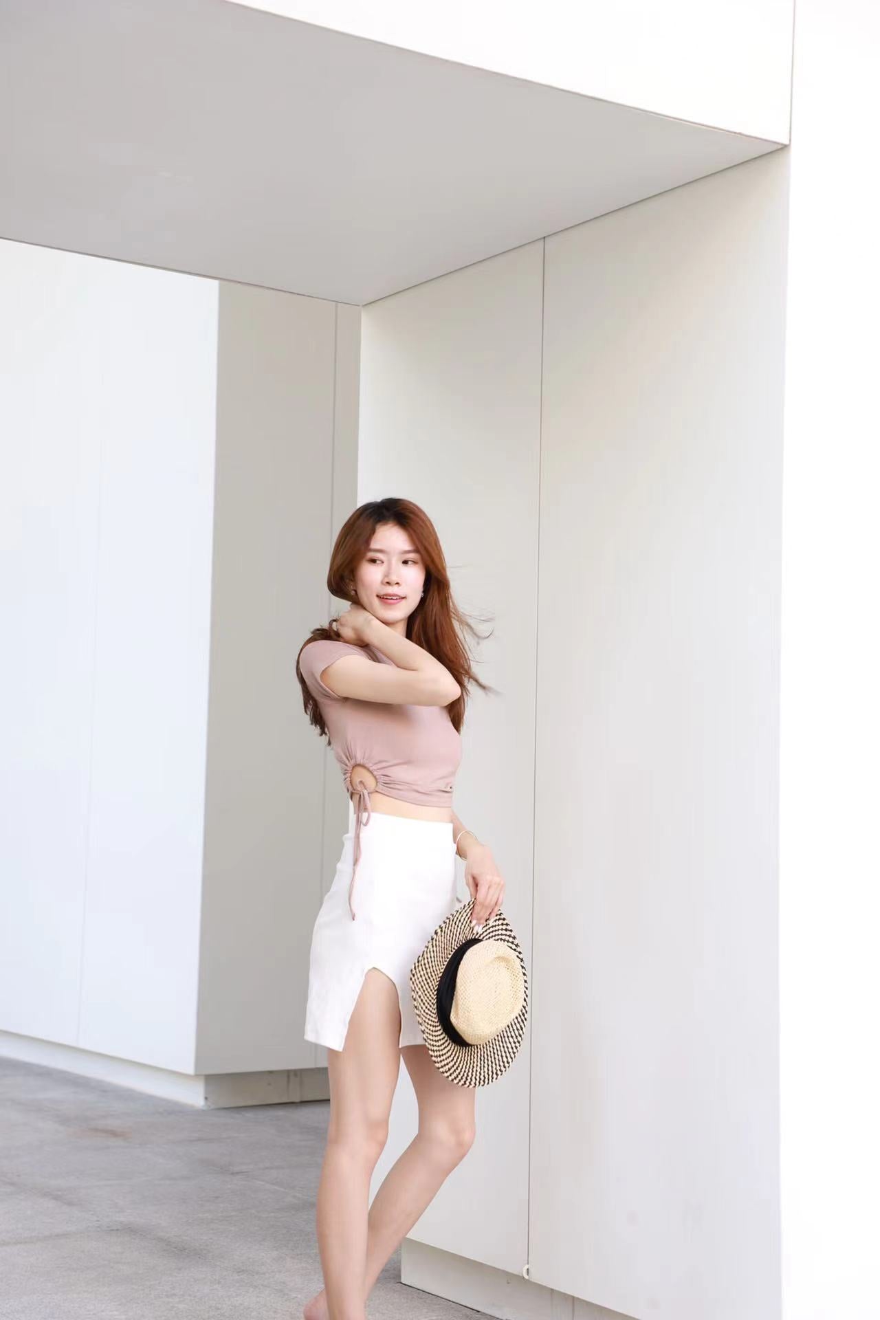 THAI Side Holes Cropped T Top