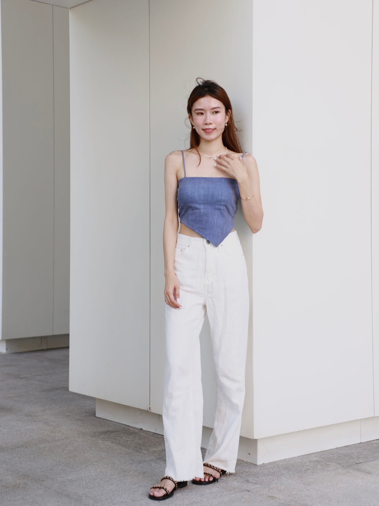 V cut Bra Top