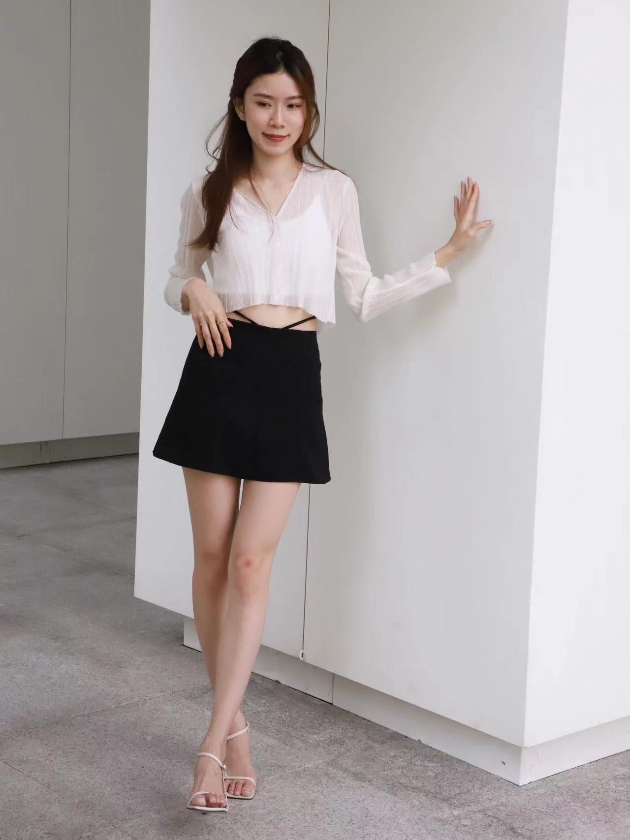 Cross Waist 2 Style Skirt