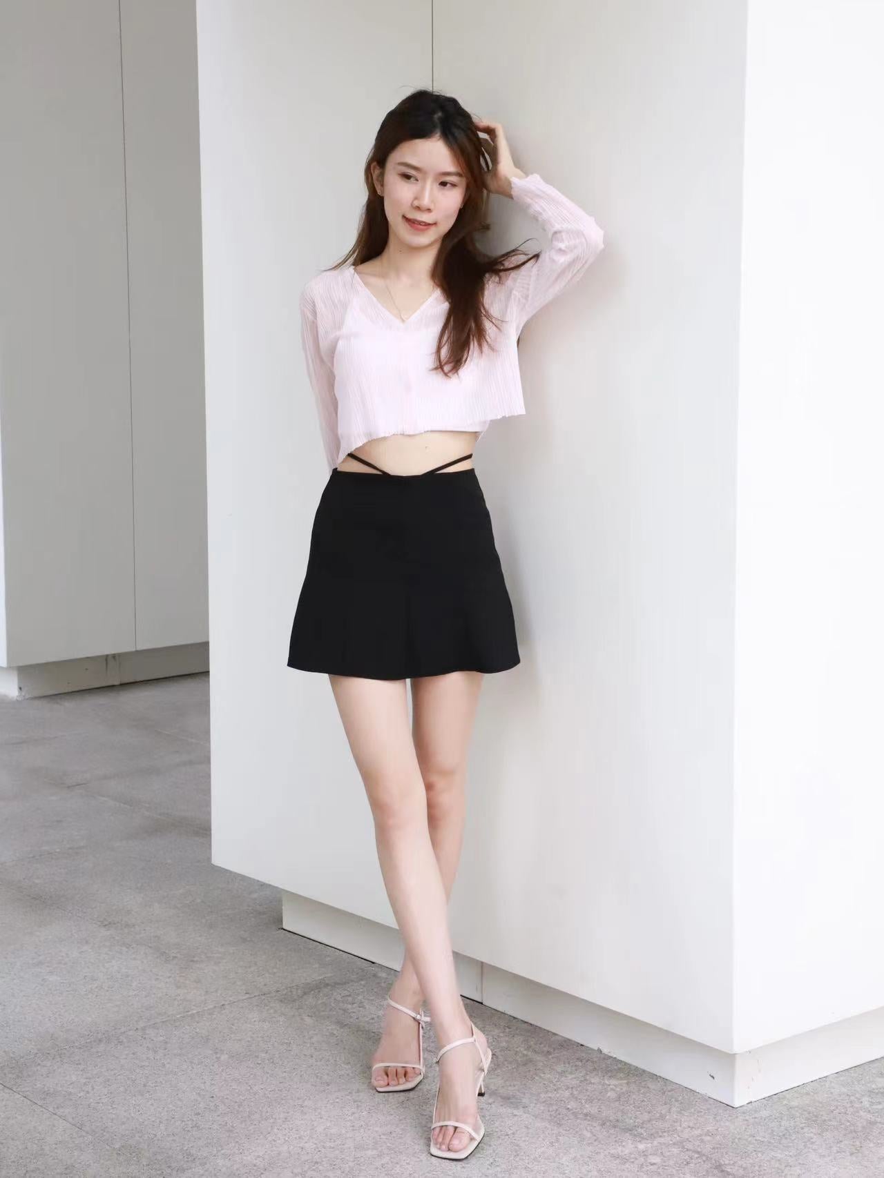 Cross Waist 2 Style Skirt