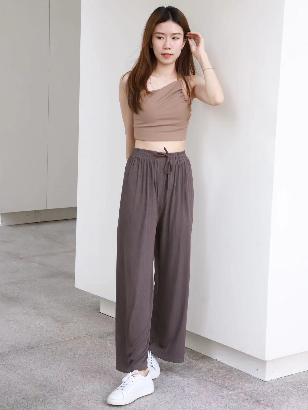 One Strap Cropped Sports Bra