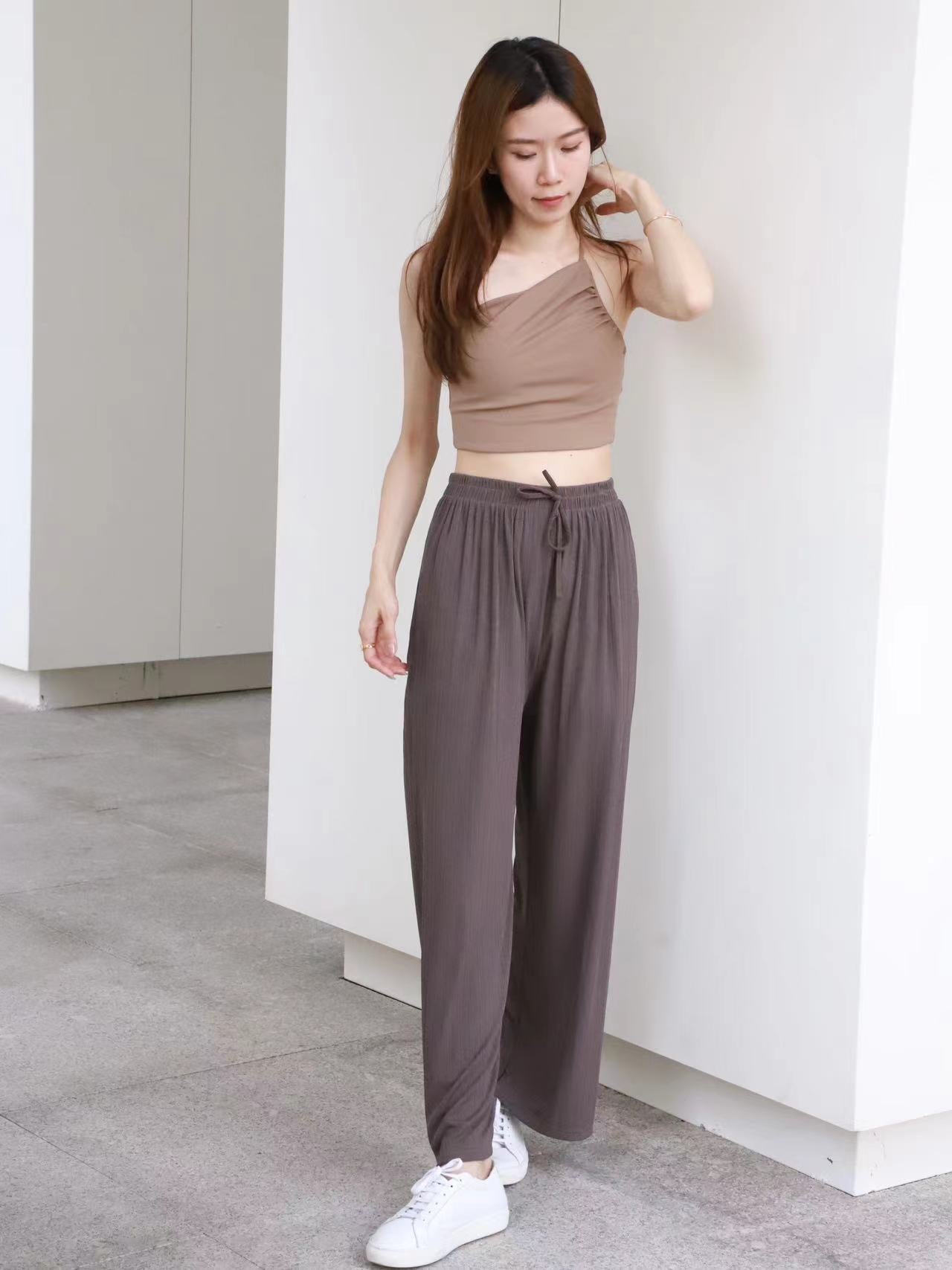 One Strap Cropped Sports Bra