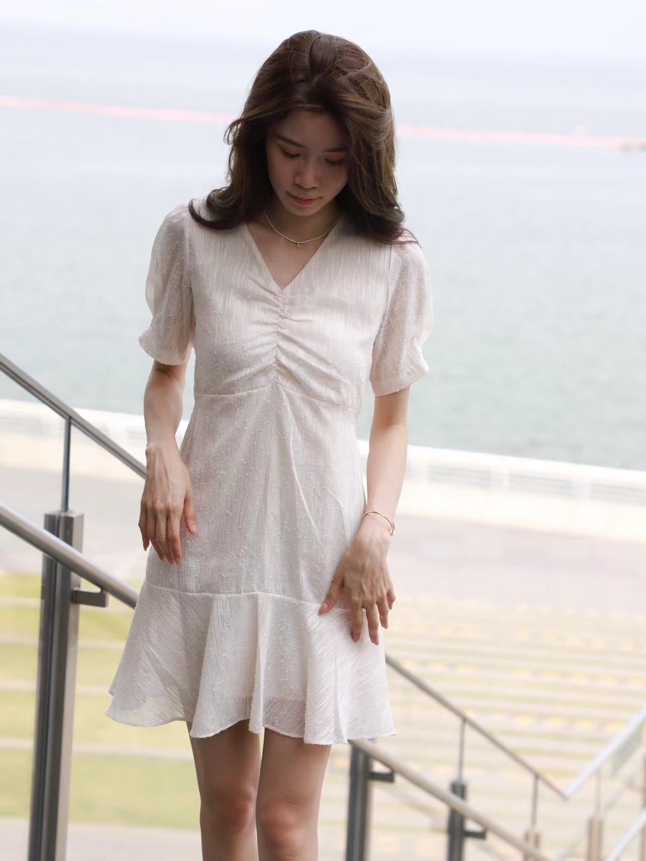 Shooting Star Tie Waist Mini Dress