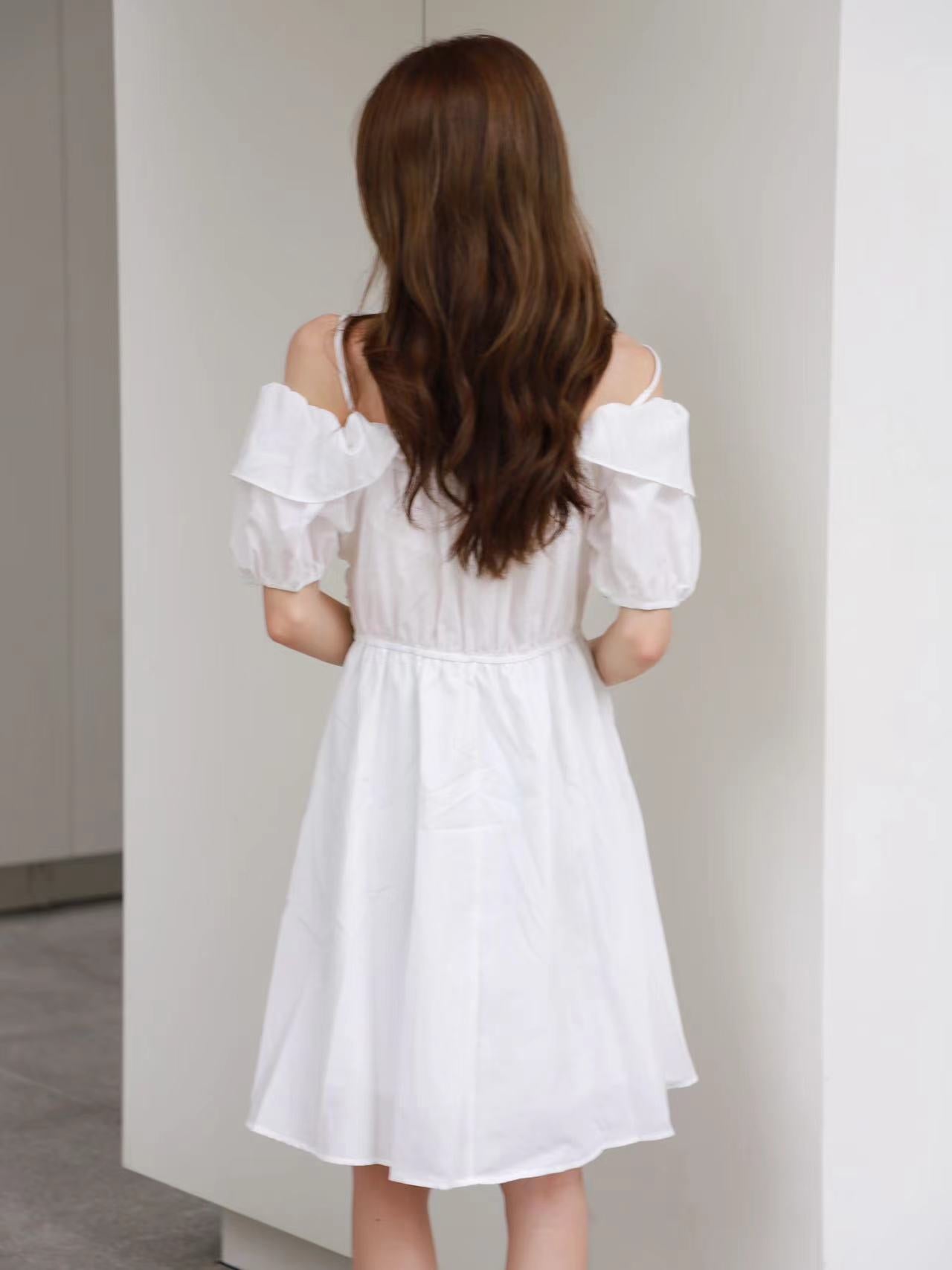 Ruffles Open Sleeves Mini Dress