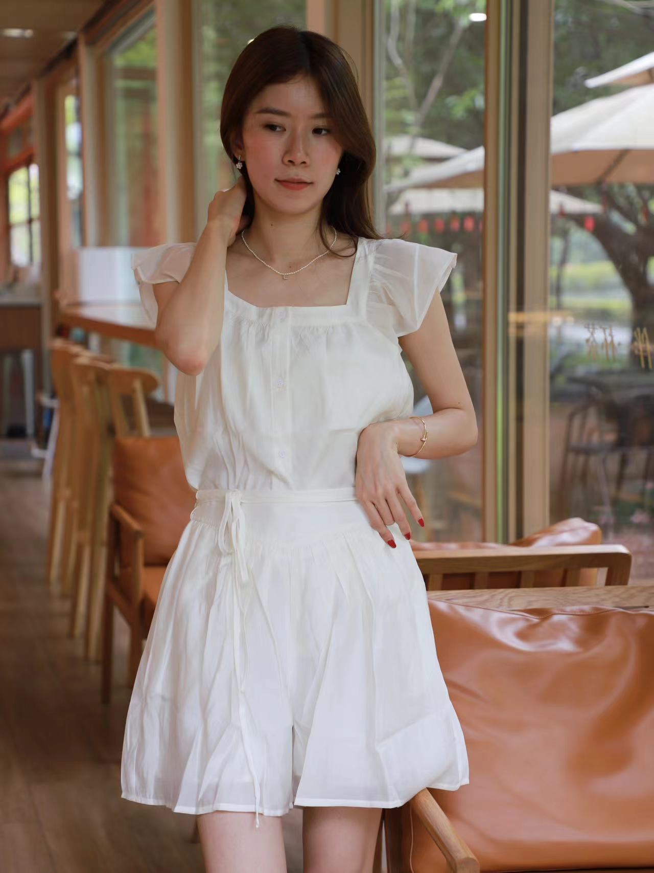 Tiana Butterfly Top & Shorts Set