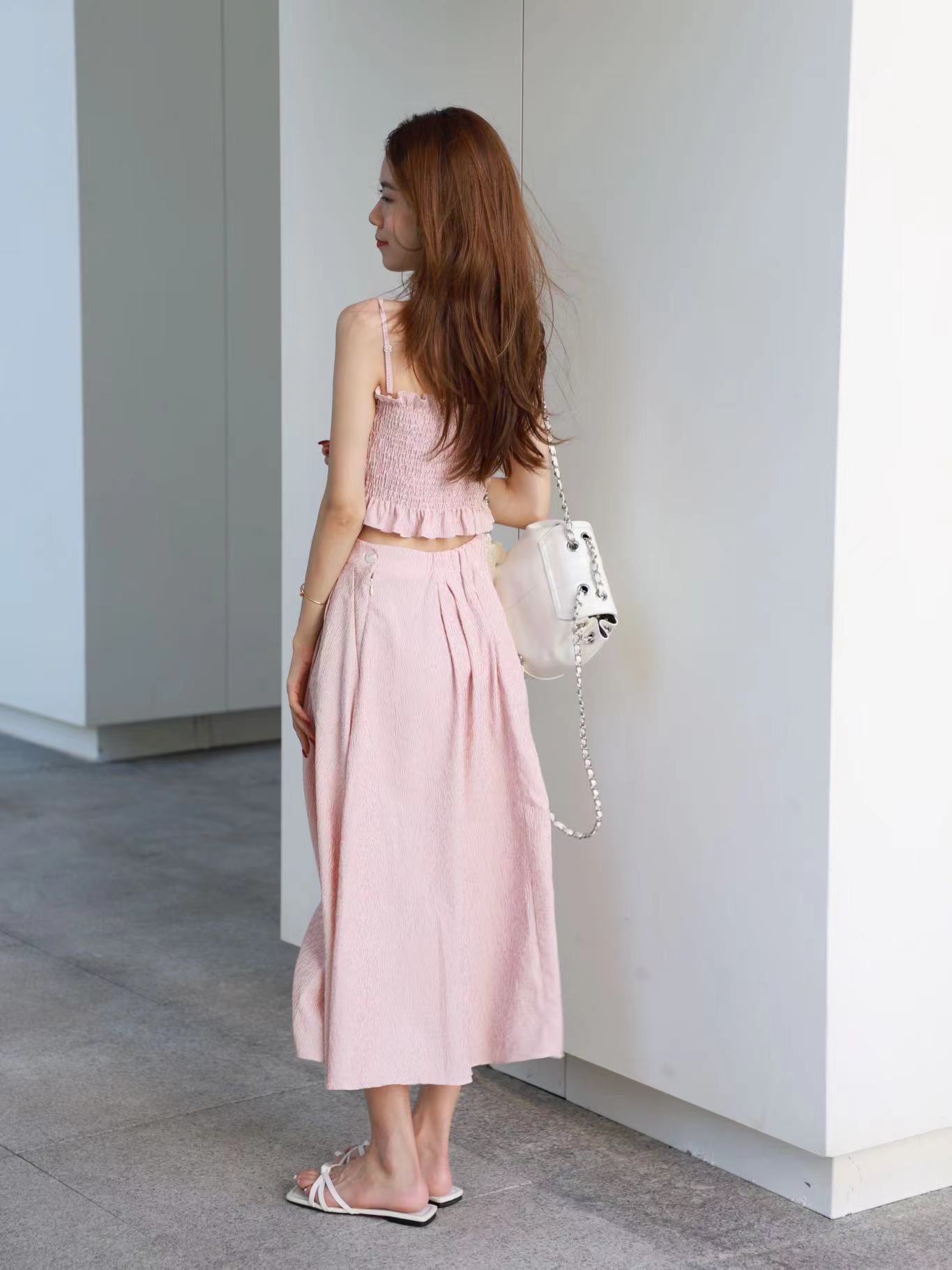Ruffles California Maxi Skirt Set