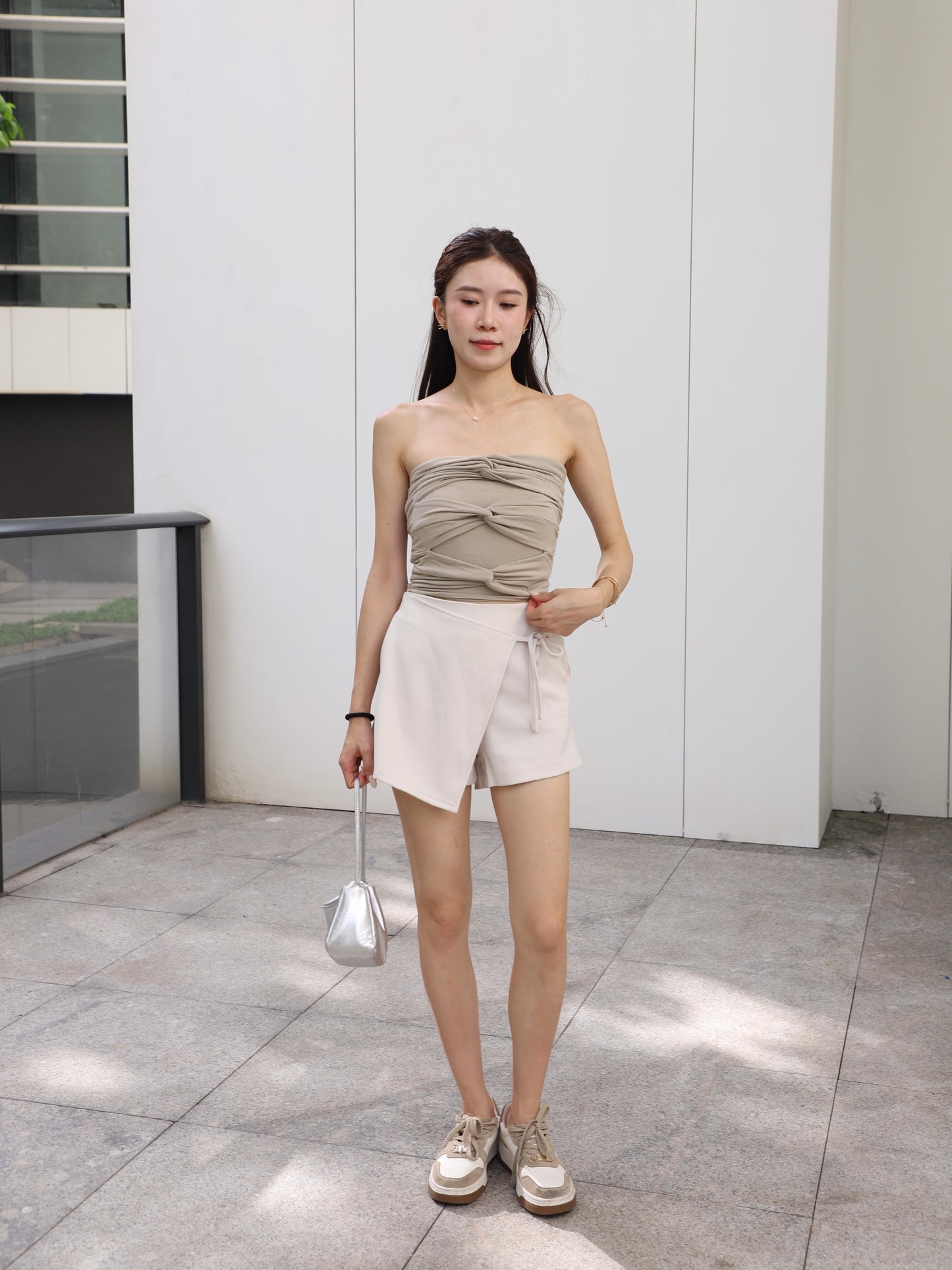 3 Knot Cotton Tube Top