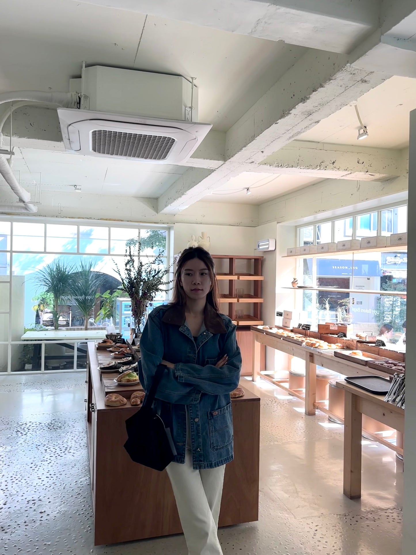 Mix Collar Denim Jacket