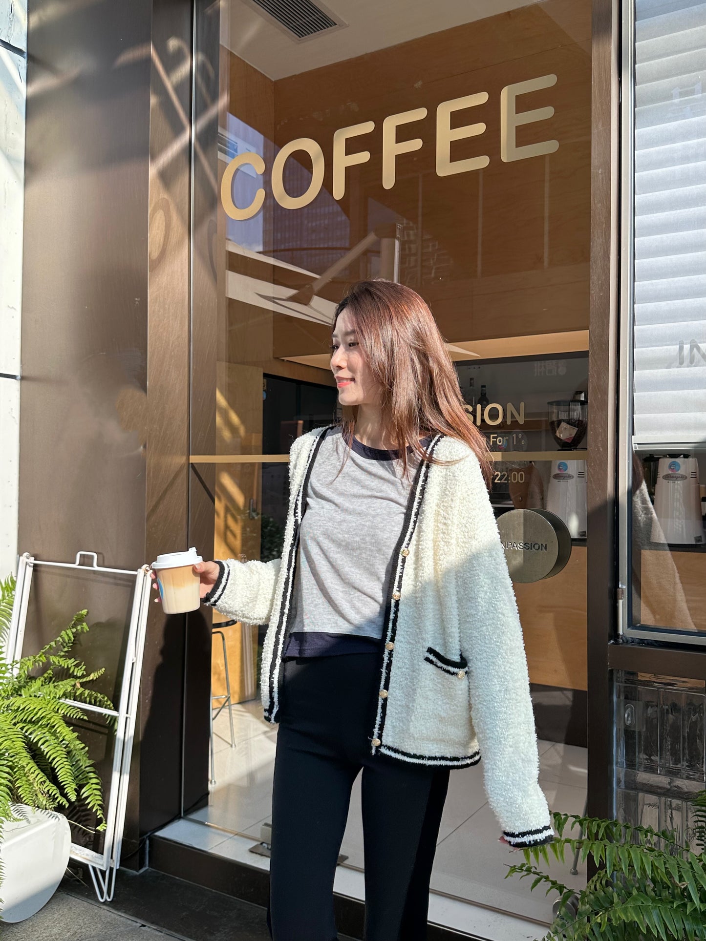 Tweed Oversized Wool Jacket