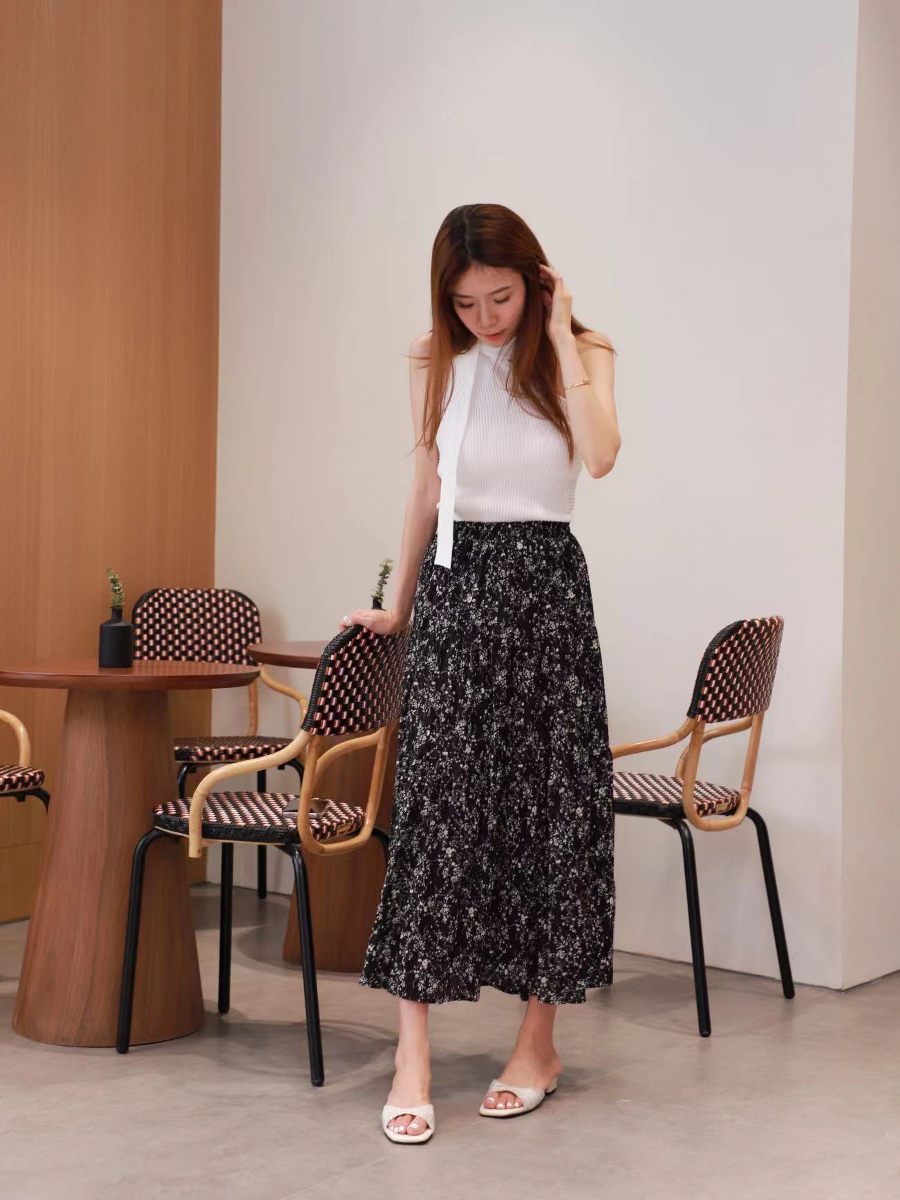 Floral Maxi Skirt