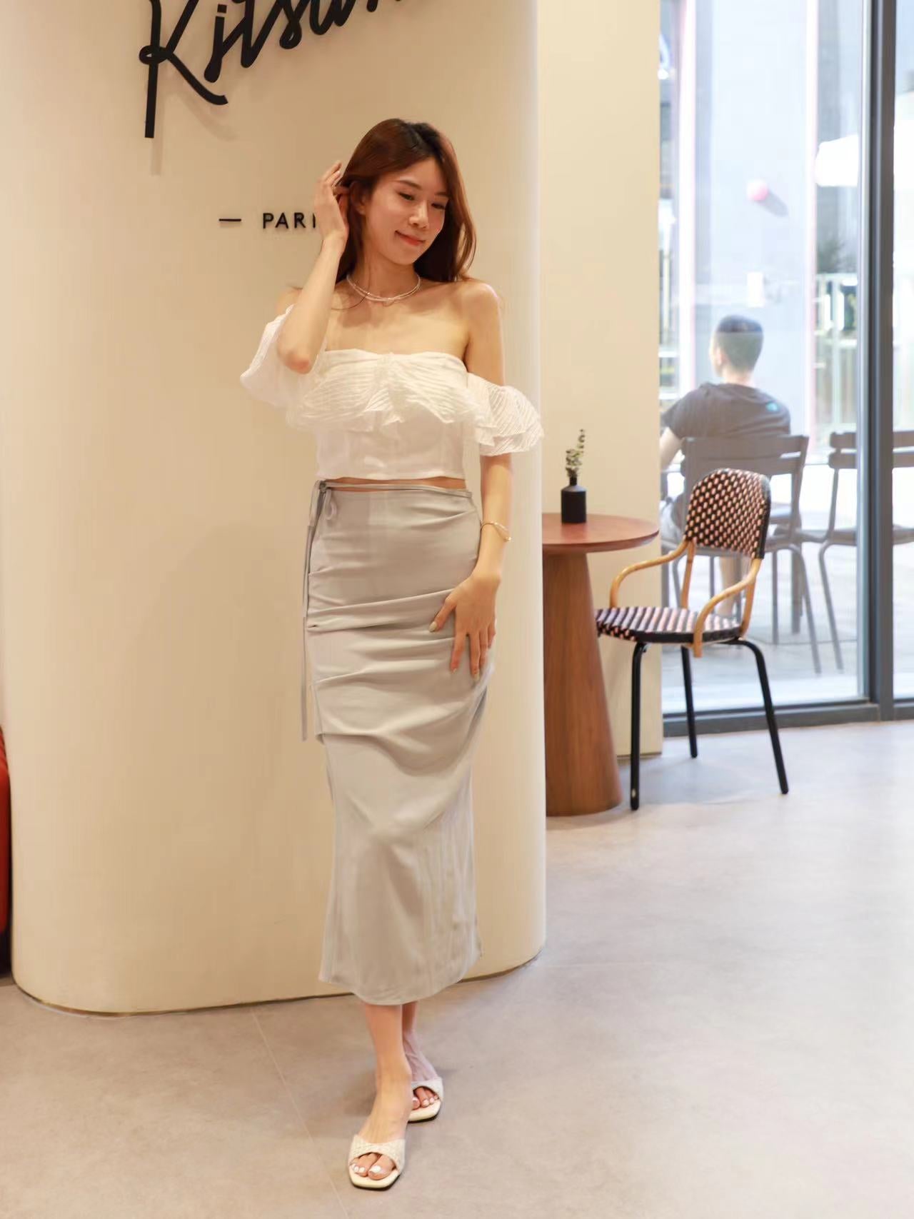 Ruffles Off Shoulder T Top